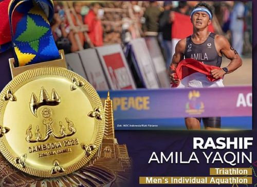 Profil Rashif Amila Yaqin, Peraih Emas Pertama untuk Indonesia di SEA Games 2023