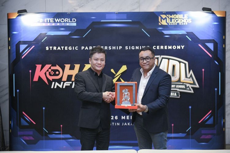 Kohai Infiniti Esports Super App mengumumkan kerjasama strategis dengan Moonton Indonesia, publisher dari game Mobile Legends: Bang Bang dalam turnamen MDL