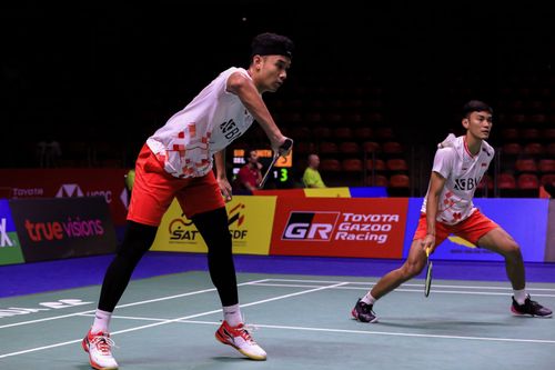 Jadwal Siaran Langsung Bagas/Fikri dan Marcus/Kevin di Semifinal Thailand Masters 2023 Sabtu Siang Ini