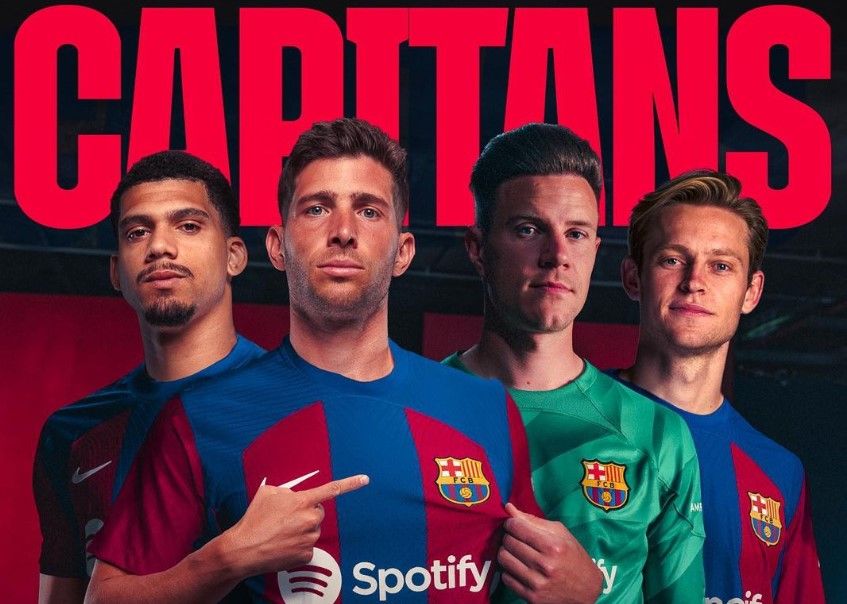 Daftar Kapten Barcelona Musim 2023/2024, Sergi Roberto Jadi yang Pertama