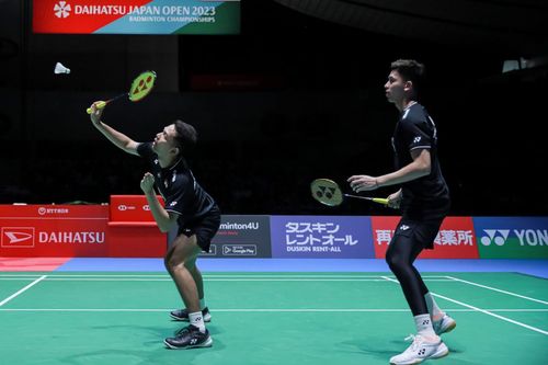 Japan Open 2023: Fajar/Rian Nggak Bisa Keluar dari Tekanan Lawan