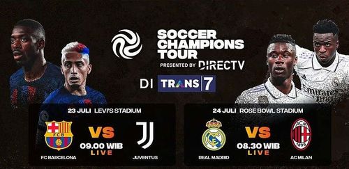 Jadwal Lengkap Siaran Langsung Soccer Champions Tour, Tayang di Trans7