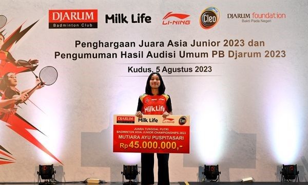 Juara Asia Junior Championships 2023, Mutiara Diguyur Bonus Rp45 Juta