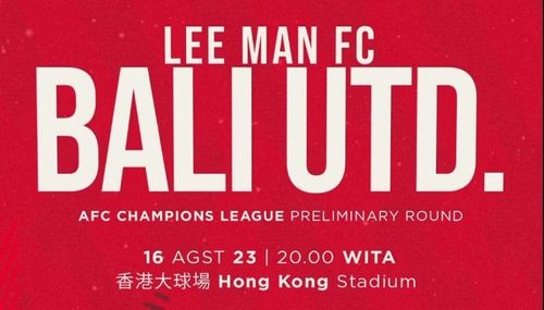 Link Live Streaming Lee Man vs Bali United Rabu Malam Ini, Langkah Awal Demi Asa ke Liga Champions Asia