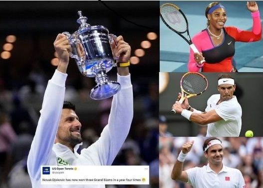 Real GOAT! Berikut Perbandingan Grand Slam Novak Djokovic dengan Serena, Nadal dan Federer