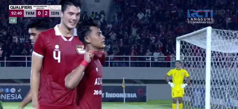 Hal Unik saat Laga Timnas U23 Indonesia vs Turkmenistan Setiap Throw-In Pratama Arhan, Perhatikan Gak?