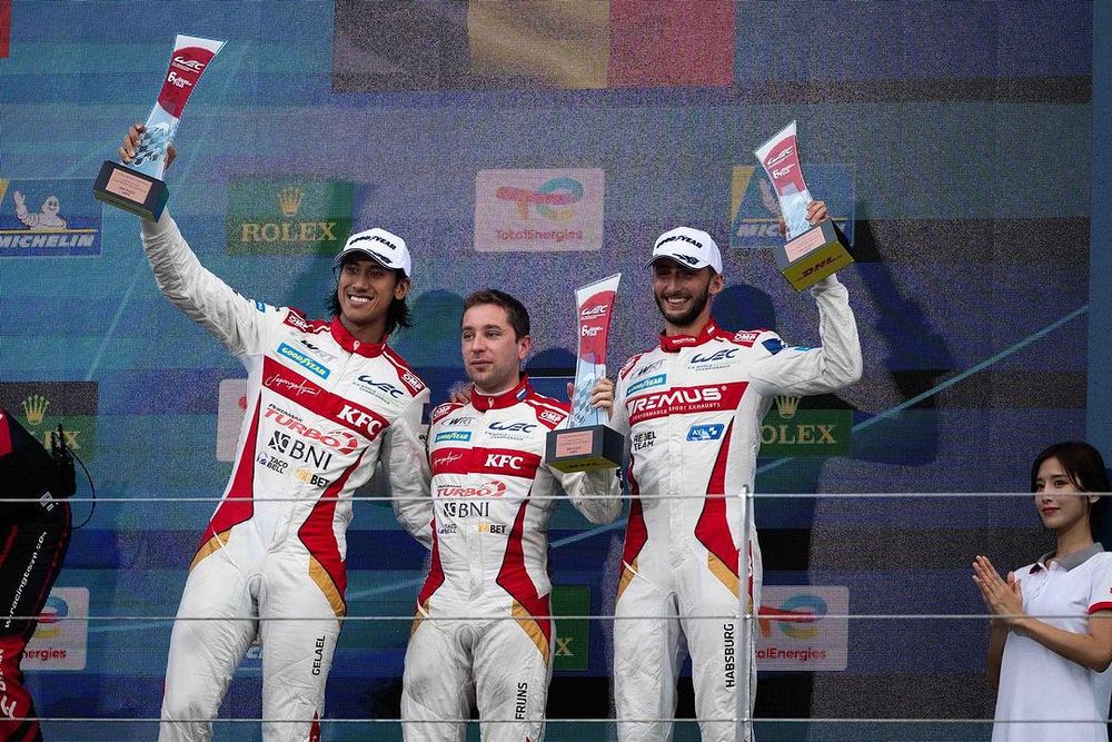 Sean Gelael Naik Podium di Ajang 6 Hours Fuji