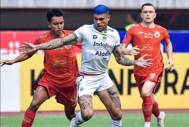 Persija vs Persib: Gol Telat David Da Silva Buyarkan Kemenangan Macan Kemayoran