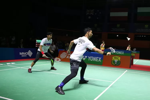 Ganda Putra Veteran Juara Indonesia International Challenge 2023