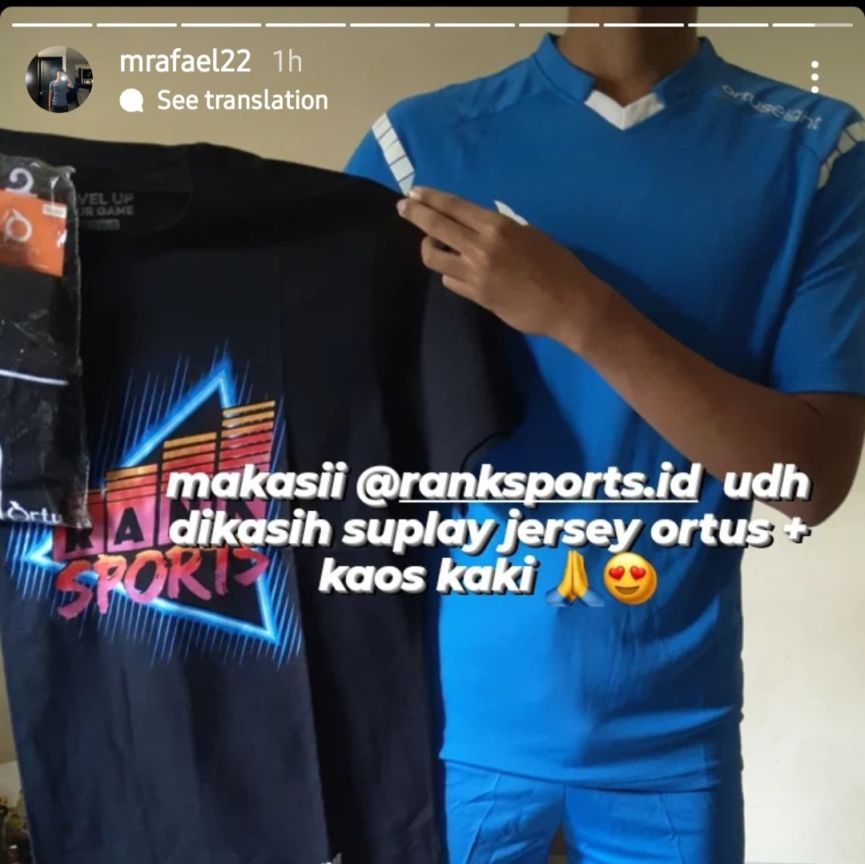 Terkenal Mendadak, Muhammad Rafael Moreno Kini Sudah "Endorse" Apparel Olahraga Merek Ini