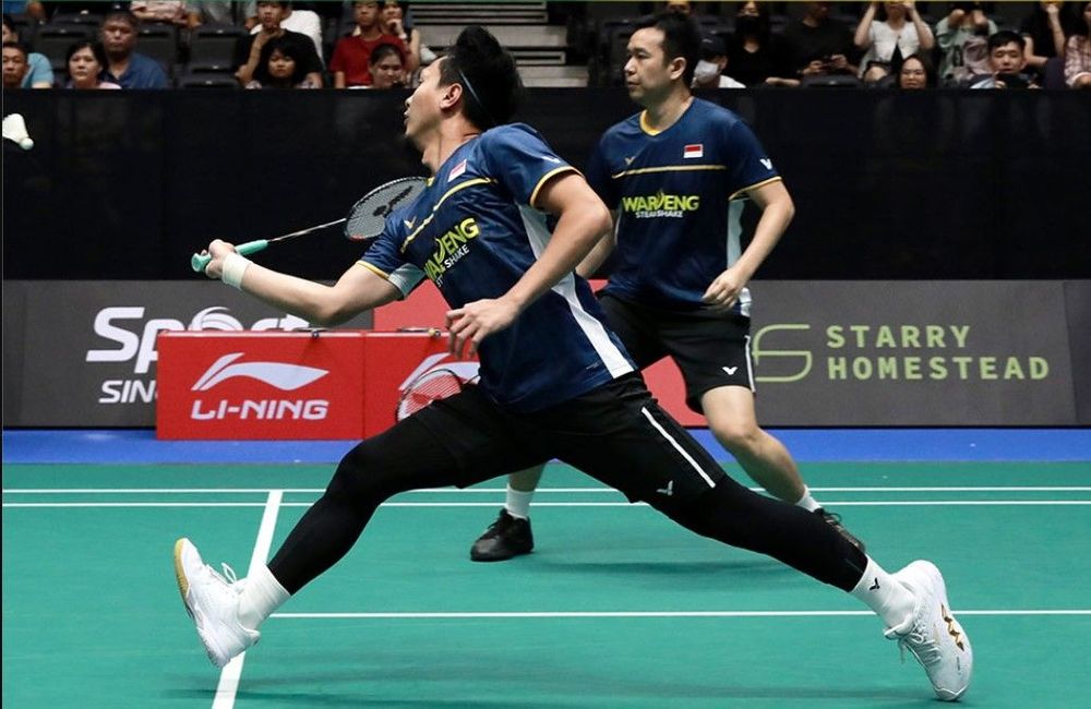 Singapore Open 2023: The Daddies Susah Payah Kalahkan Wakil Taiwan