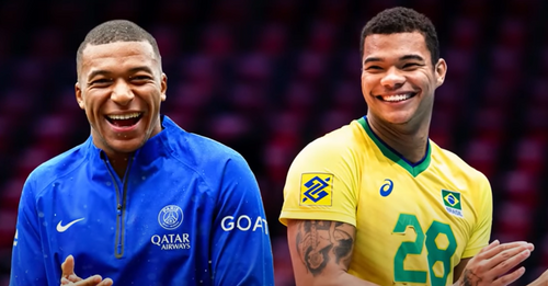 Atlet Voli Brasil Ini Udah Kaya Kloningannya Kylian Mbappe, Menurut Kalian Gimana Gaes?