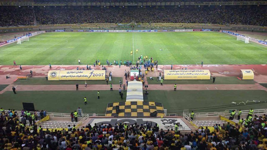 Pertandingan Sepahan vs Al-Ittihad Batal Gara-gara Patung Jenderal, Suporter Ngamuk di Stadion