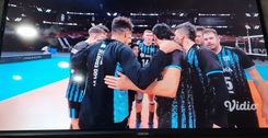  Tim voli putra Argentina mengalahkan tuan rumah China pada laga terakhir hari keenam Pool C FIVB Road To Paris Volleyball Qualifier -  Tim voli putra Argentina mengalahkan tuan rumah China pada laga terakhir hari keenam Pool C FIVB Road To Paris Volleyball Qualifier