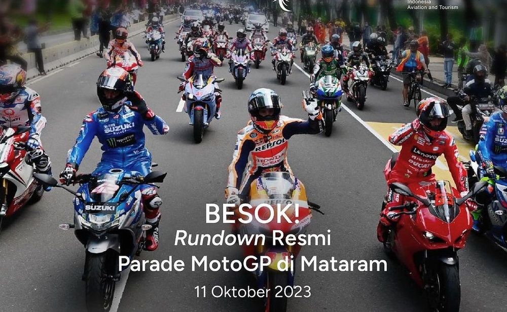 Link Live Streaming MotoGP Mandalika, Jadwal Parade Pembalap Rabu 11 Oktober