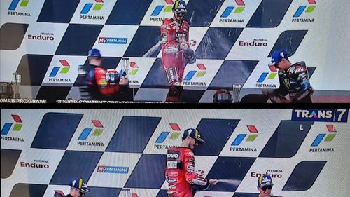 Tak Ada Jokowi, Pembalap "Pesta Miras" di MotoGP Mandalika