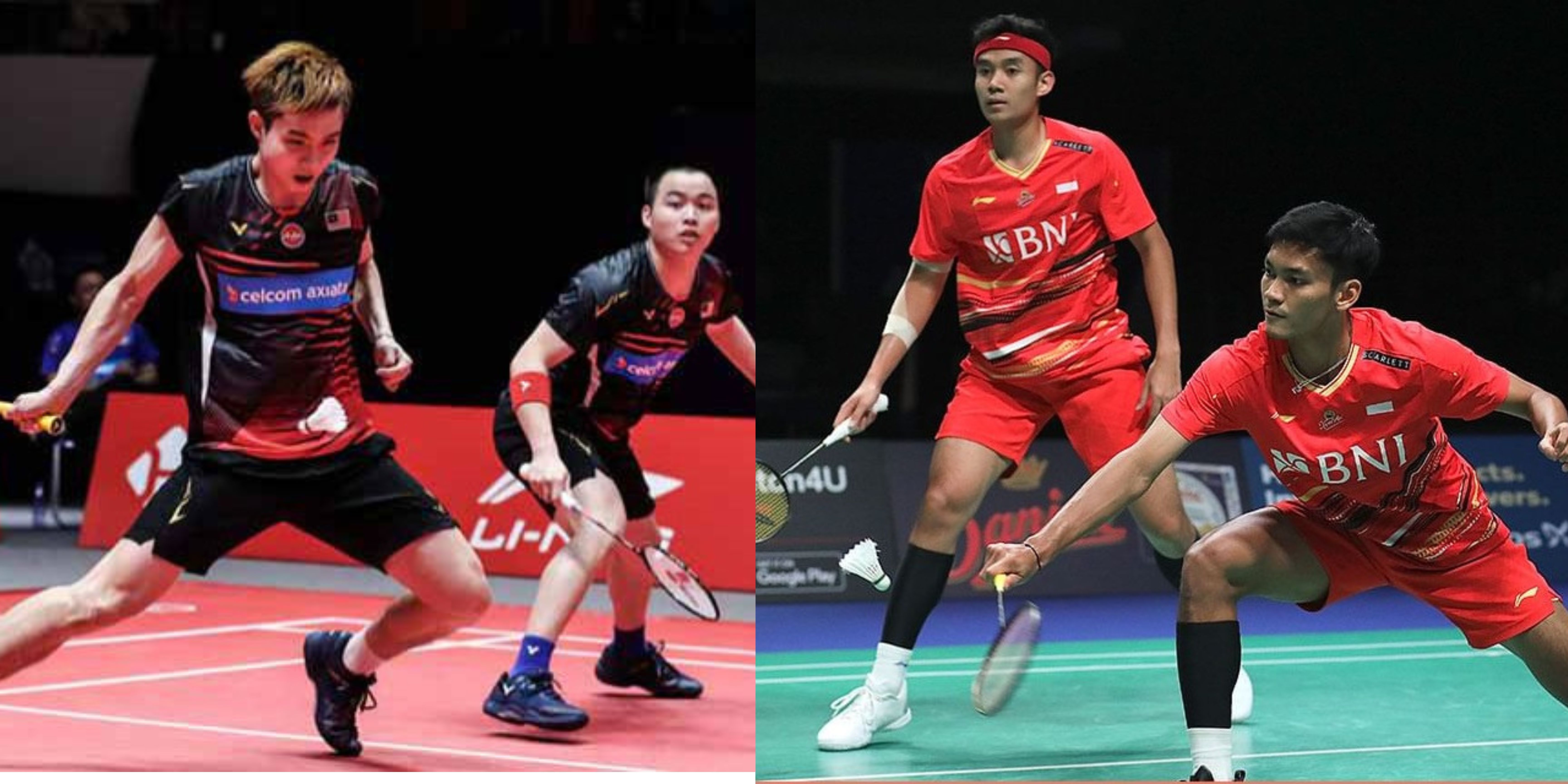 Soh Wooi Yik dan Aaron China vs Bagas Maulana dan Muhammad Shohibul Fikir