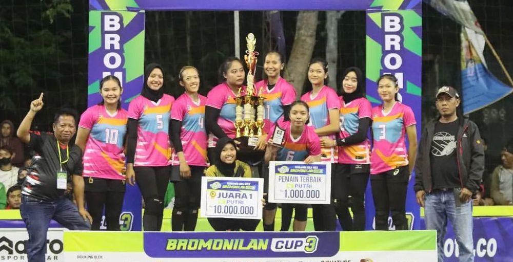 Hasil Turnamen Bromonilan Cup 3: Tim Doni Haryono Sekar Langit Juara