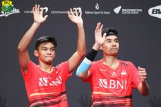 Bagas Maulana dan Muhammad Shohibul Fikri harus puas jadi runner up di Denmark Open 2023 - Bagas Maulana dan Muhammad Shohibul Fikri harus puas jadi runner up di Denmark Open 2023