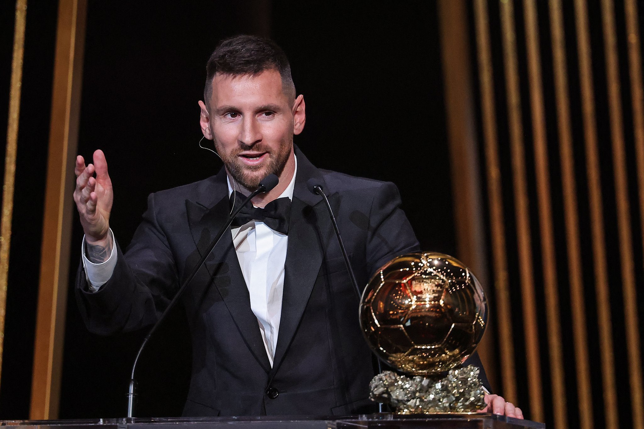 Lionel Messi memenangi Ballon d'Or 2023