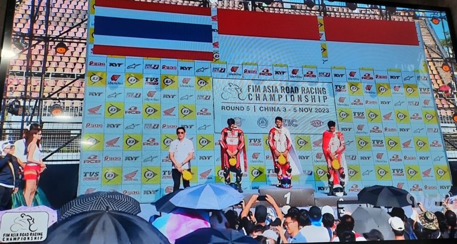 Astra Honda Racing Team Berjaya, Veda Ega Pratama Kibarkan Merah Putih di ARRC China