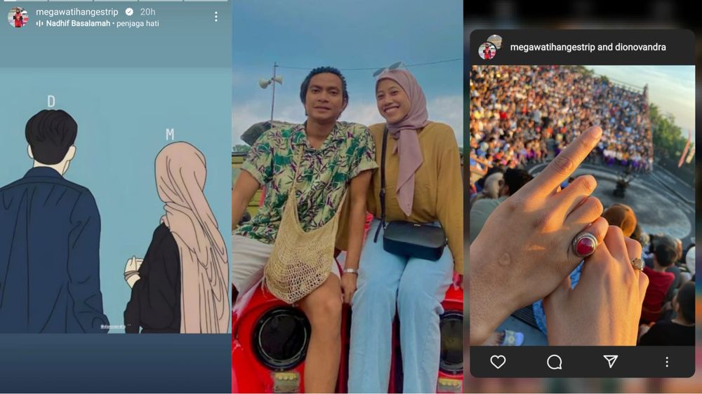 Megawati Hangestri dan Dio Novandra