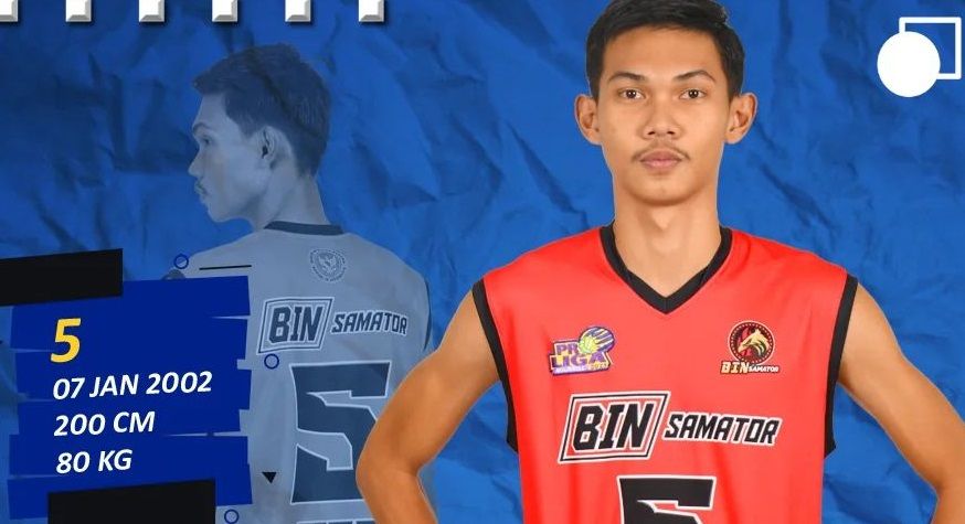 Ega Yuri Pradana, MB Samator yang tingginya badannya mencapai 2 meter.