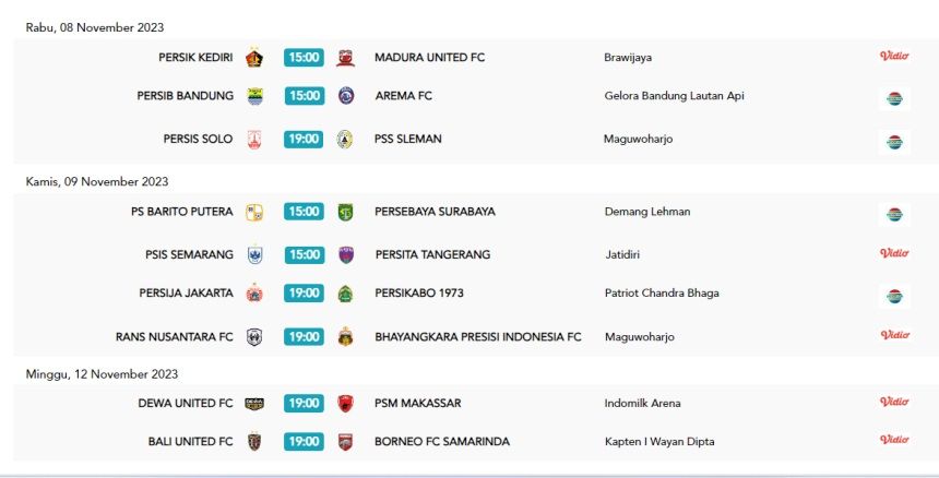 Ada yang Aneh dari Jadwal Liga 1 Pekan ke-19, Perhatian Baik-baik...