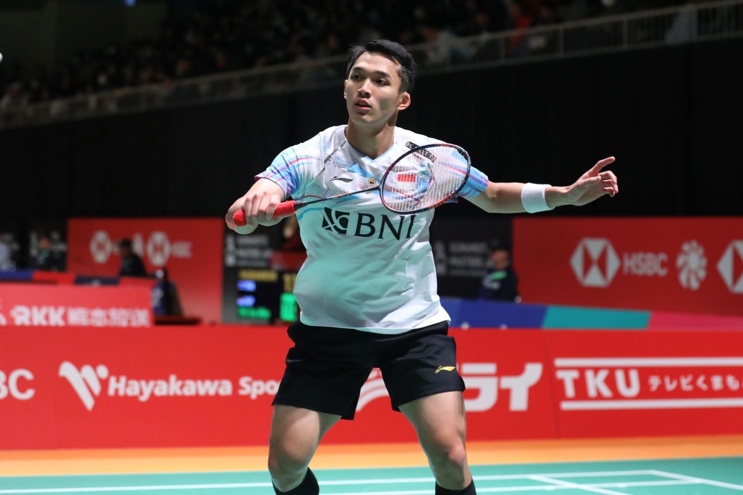 Atlet bulutangkis putra Indonesia, Jonatan Christie.