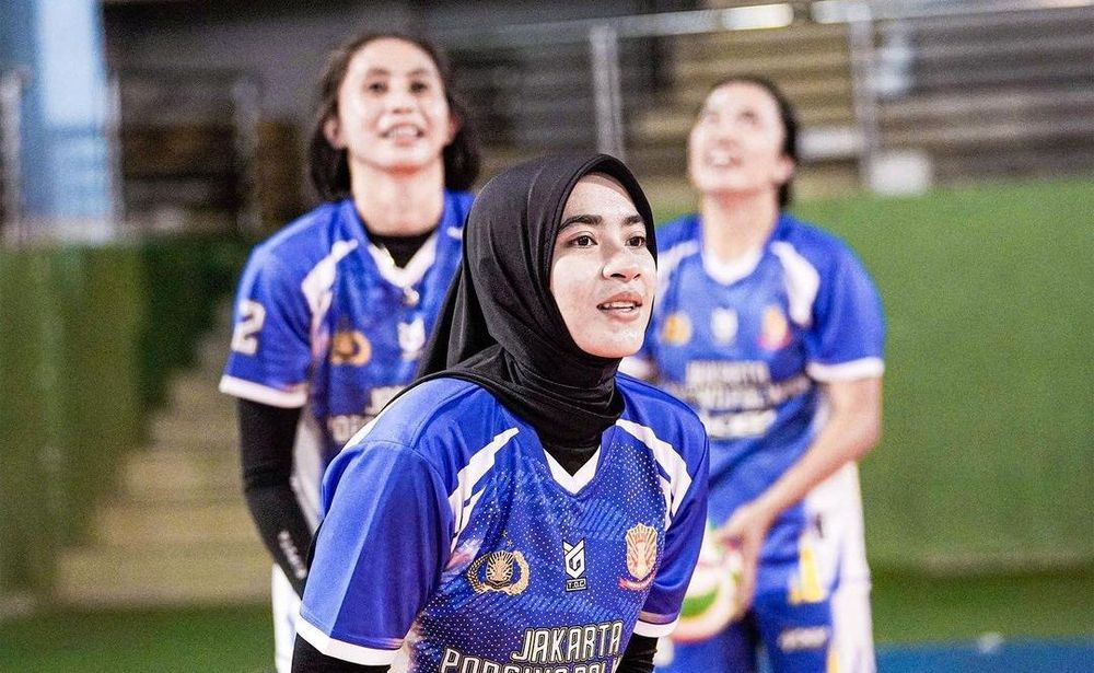 Sejumlah pemain yang akan memperkuat Jakarta Popsivo Polwan di Livoli Divisi Utama 2023