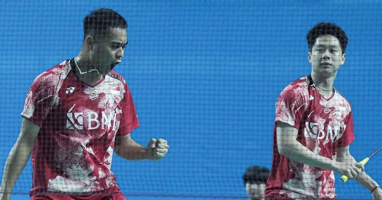 Kevin Sanjaya dan Rahmat Hidayat.