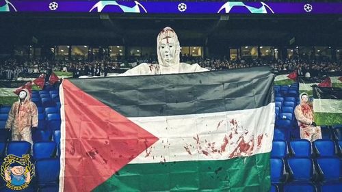 Agak Beda, Begini Cara Fans Real Sociedad Dukung Palestina