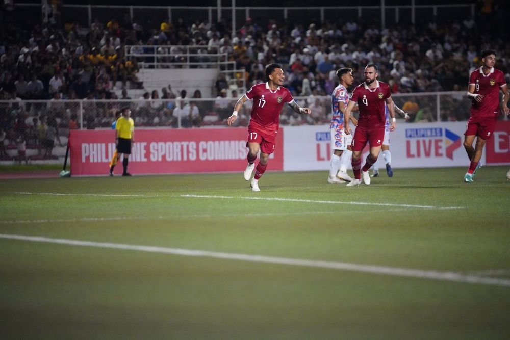 Hasil Filipina vs Indonesia, Pasukan Garuda Bawa Pulang Satu Poin