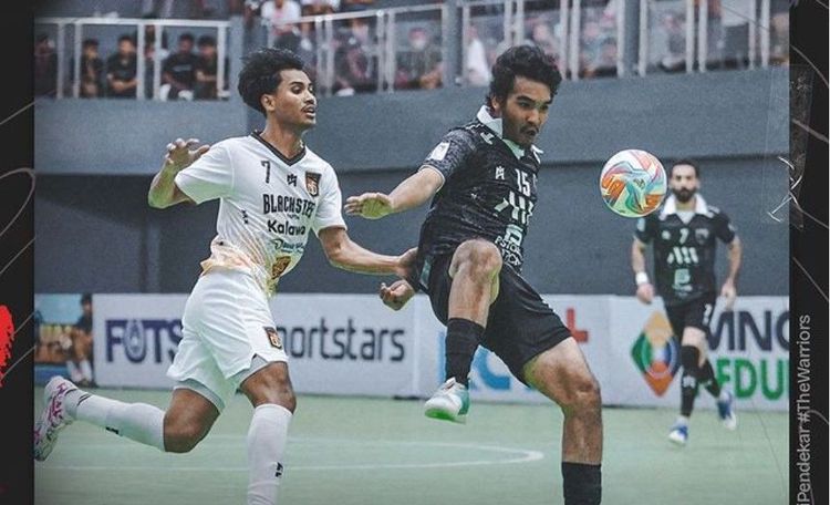 Pendekar United bermain imbang 2-2 lawan Blacksteel FC pada matchday 1 Liga Futsal Profesional Indonesia 2023.