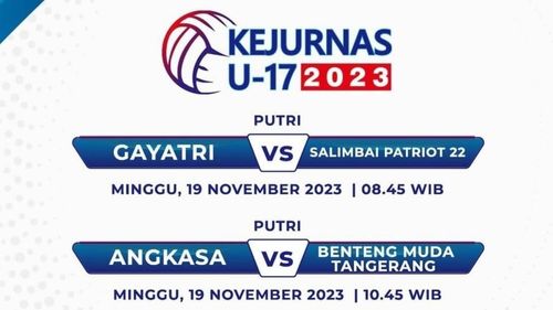 Hasil Kejurnas Voli U-17 Putri: Gayatri dan Angkasa Menang