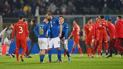 Link Live Streaming Italia vs Makedonia Utara, Laga Hidup Mati Azzurri