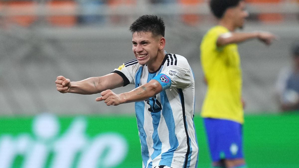 Pemain Argentina U-17, Claudio Echeverri di Piala Dunia U-17