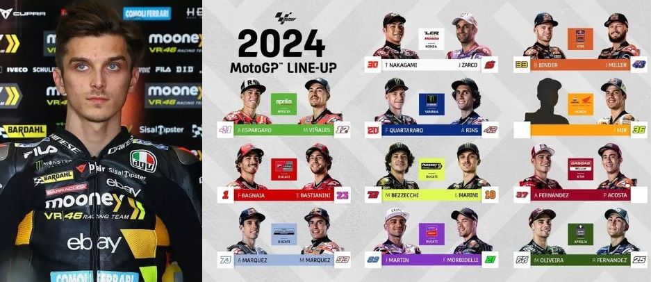 Susunan Pembalap MotoGP 2024 Usai Luca Marini Gabung Repsol Honda