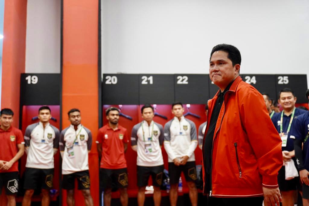 Erick Thohir Video Confrence dengan Penyerang Keturunan