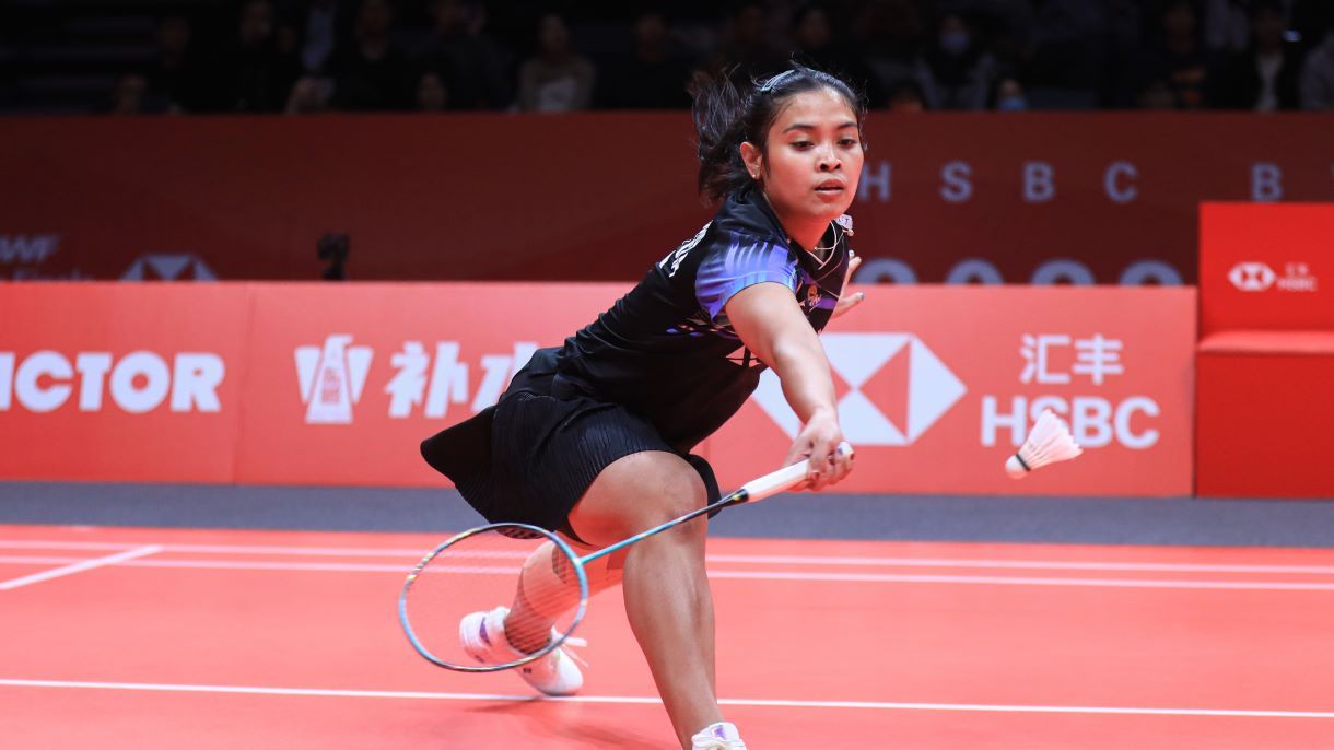 Gregoria Mariska Tunjung di BWF World Tour Finals 2023/ PBSI