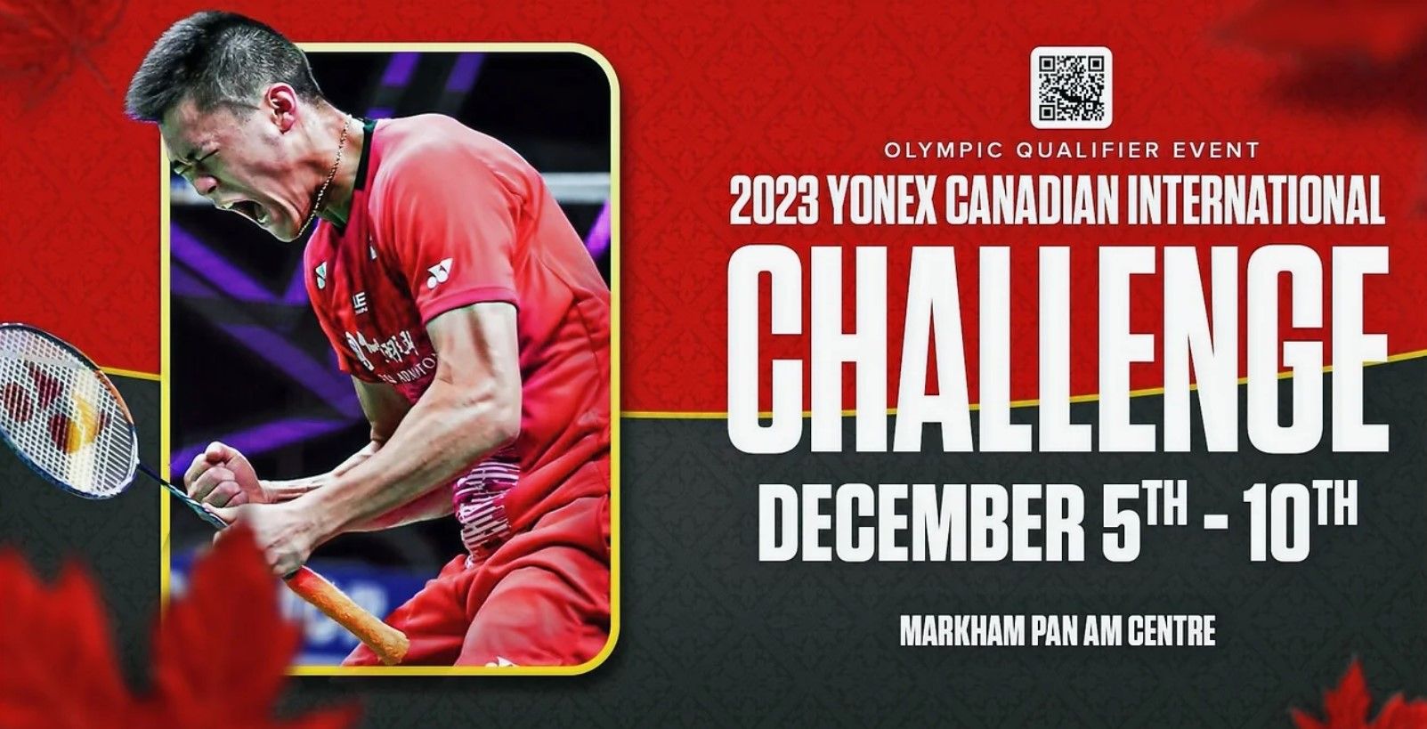 Turnamen bulutangkis Canada International Challenge 2023 5-10 Desember 2023.