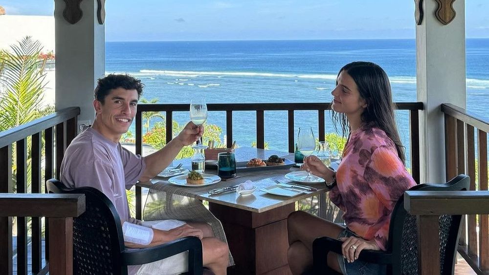 Momen Liburan Marc Marquez Bersama Sang Pacar di Bali