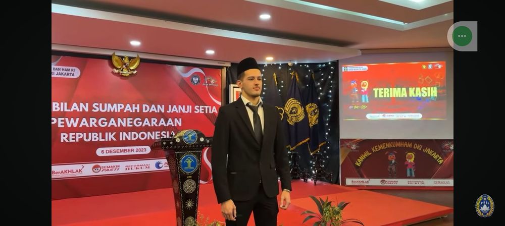 Sah! Justin Hubner Jadi Warga Negara Indonesia