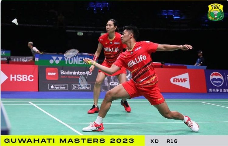 Dejan/Gloria lolos ke perempat final Guwahati Masters 2023.