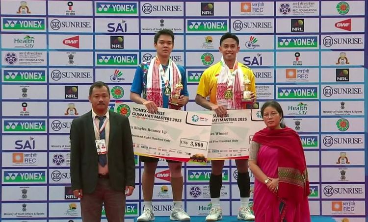 Yohanes Saut Marcellyno Juara Guwahati Masters 2023