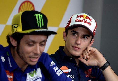 Valentino Rossi dan Marc Marquez
