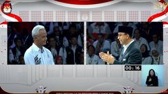 Ganjar Pranowo dan Anies Baswedan di Debat Pilpres - Ganjar Pranowo dan Anies Baswedan di Debat Pilpres