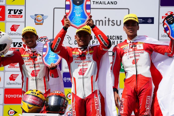 Trio pembalap Indonesia bersaing ketat di kelas AP250 ARRC 2023.