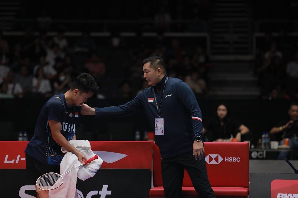 Lolos ke Final Singapore Open 2023, Anthony Ginting Bersyukur Kunlavut Vitidsarn Cedera