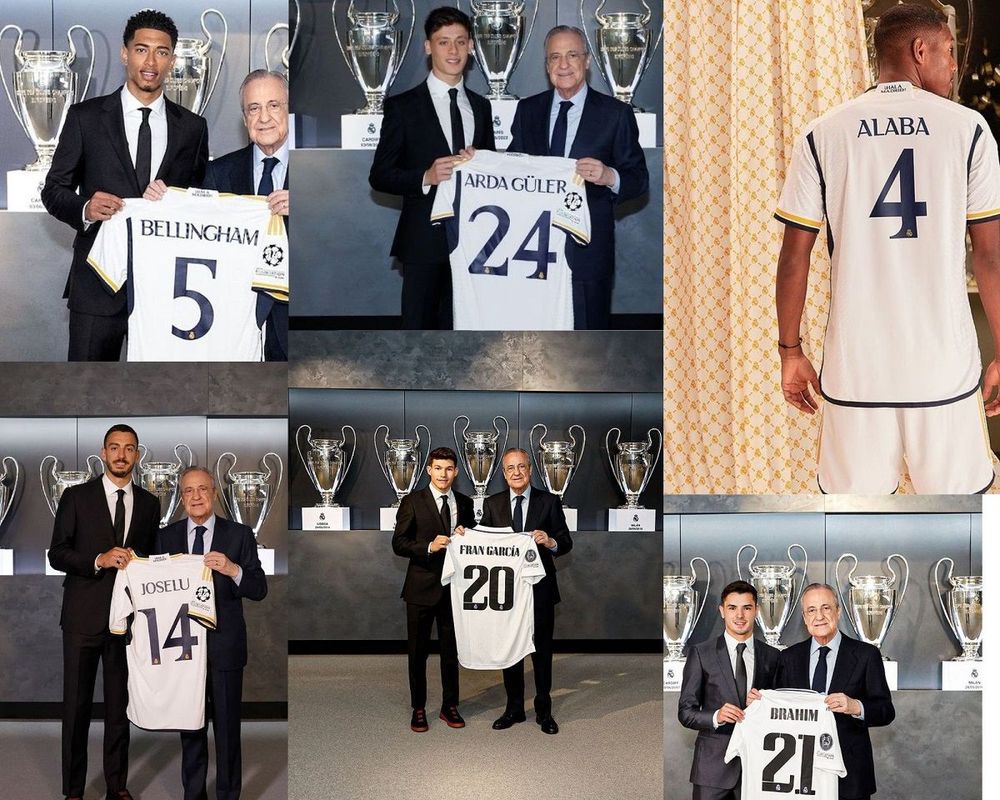 Para pemain rekrutan baru Real Madrid